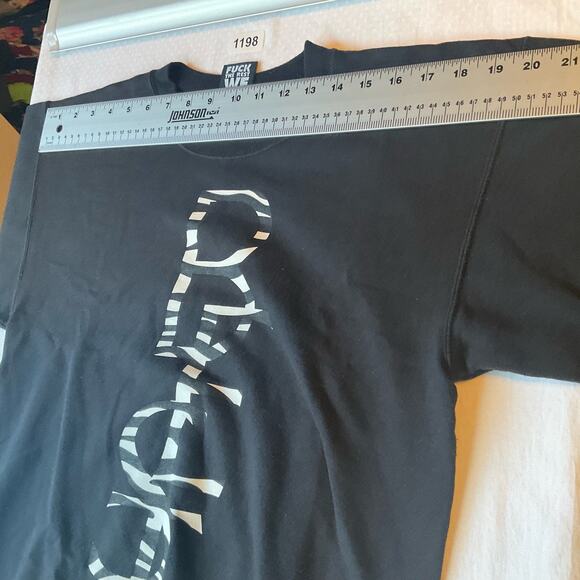 Breezy Excursion Men’s Long Sleeve Sweater size S, Black, F The Rest We The Best - Picture 2 of 8